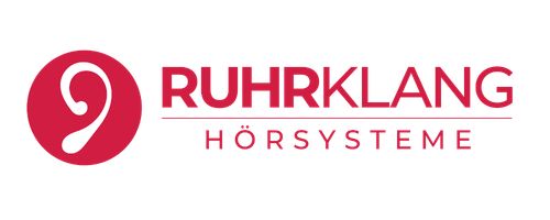 RUHRKLANG Hörsysteme Logo in Rot, Fachgeschäft Essen-Haarzopf